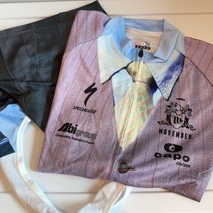 Men’s “Movember” cycling kit